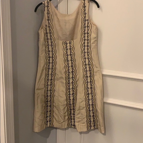 Tracy Reese Silk Beaded Sleeveless Dress Size 10 - Picture 2 of 7